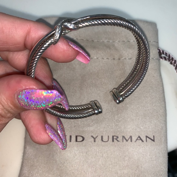 David Yurman Crossover X Bracelet with diamonds - Picture 6 of 8